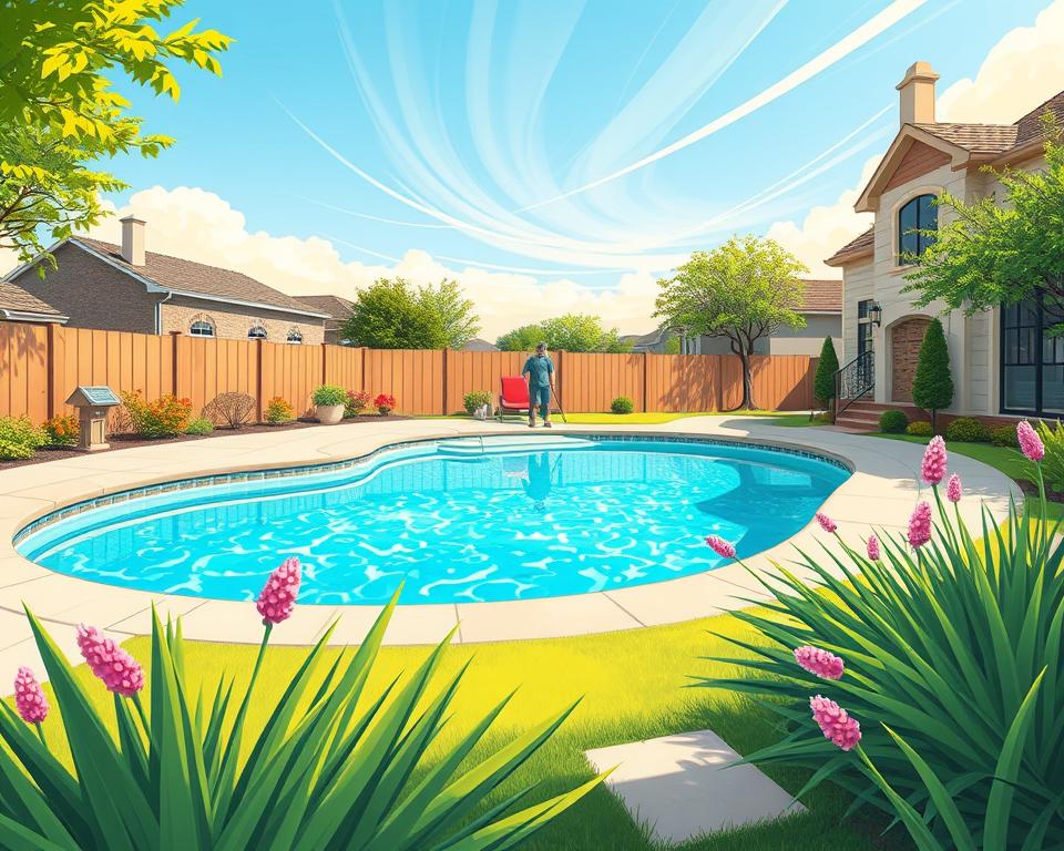 pool cleaning Spring